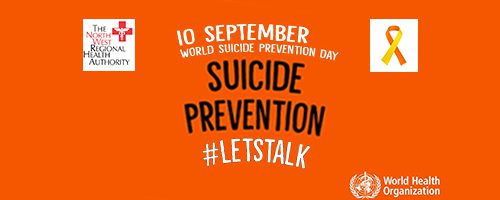 World Suicide Prevention Day 10th September, 2019