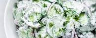 Greek Yogurt Cucumber Salad